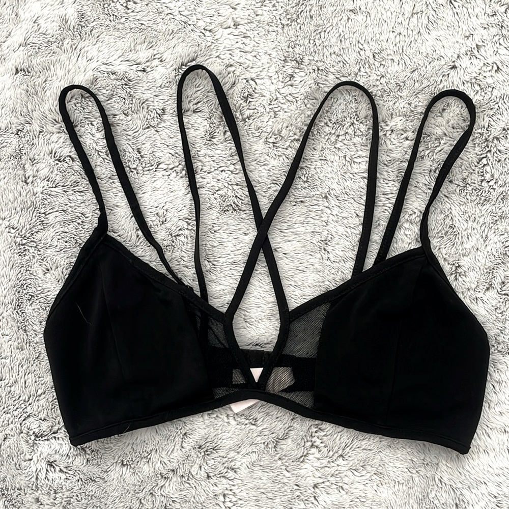 Strappy Black Bralette!